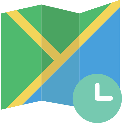 Map position orientation location icon