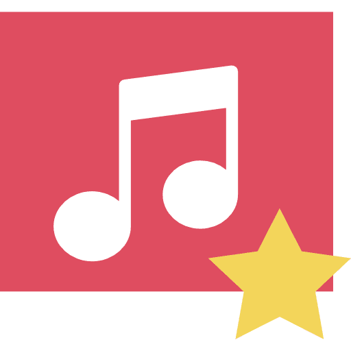 Music player interface music player quaver icon