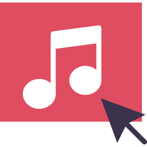 Music player quaver song musical note icon