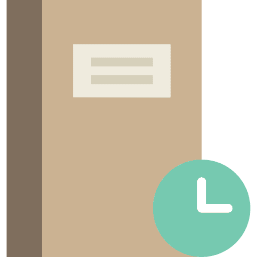 Notebook business interface agenda icon