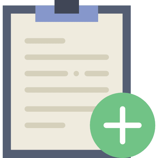 Notepad interface note writing tool icon