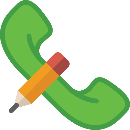 Phone call interface telephone phone icon