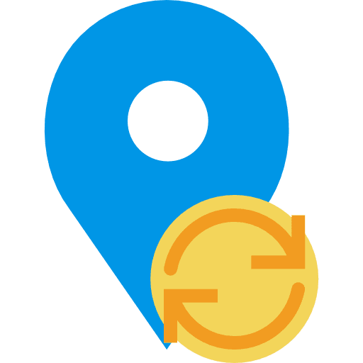 Placeholder map pointer placeholder signs icon