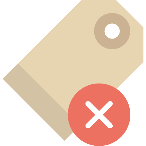 Price tag label commerce ecommerce icon