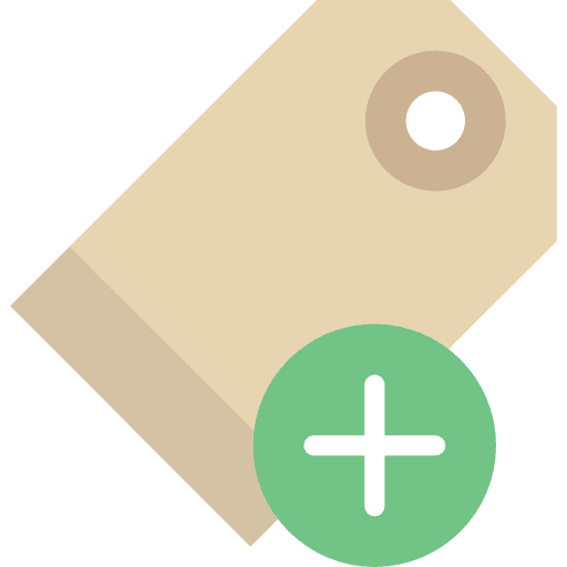 Price tag label ecommerce shopping icon