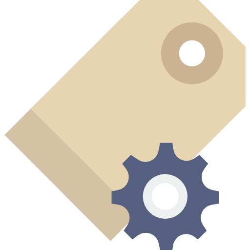 Price tag commerce label silhouette ecommerce icon