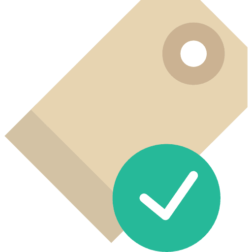 Price tag ecommerce shopping price tag icon