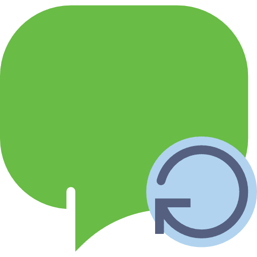 Speech bubble interface multimedia conversation icon