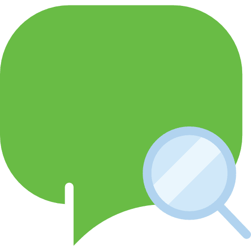 Speech bubble message interface bubble warp icon