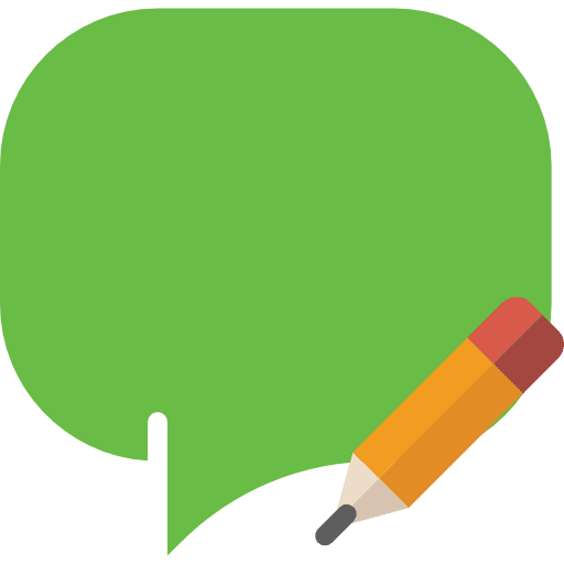 Speech bubble multimedia message chatting icon