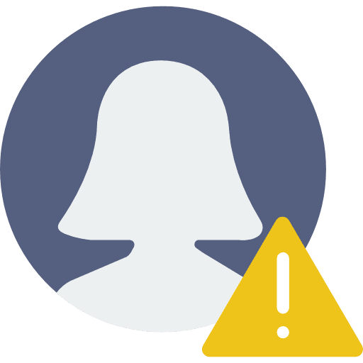 User social network profile user icon