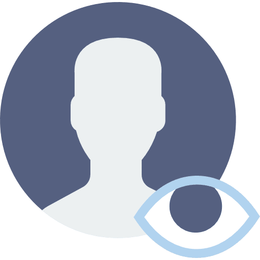 User social media interface social network icon