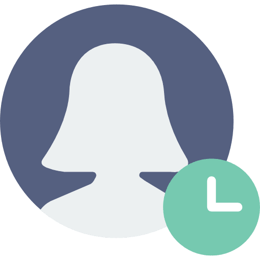 User social media profile avatar icon