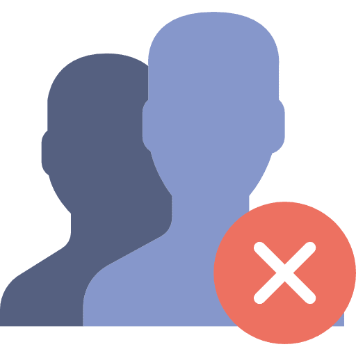 User social media profile social network icon