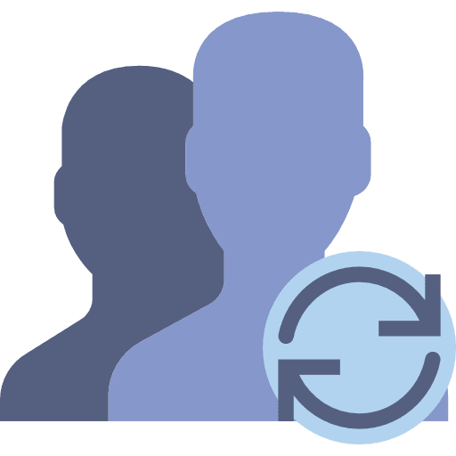 User user profile social media icon