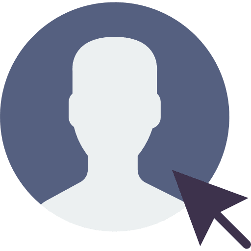 User user profile social network icon