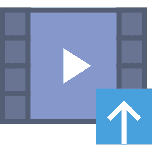 Video player interface multimedia play button icon