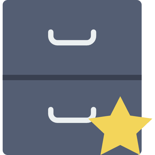 Archive archive filing cabinet interface icon