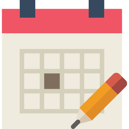 Calendar data picker calendar interface icon