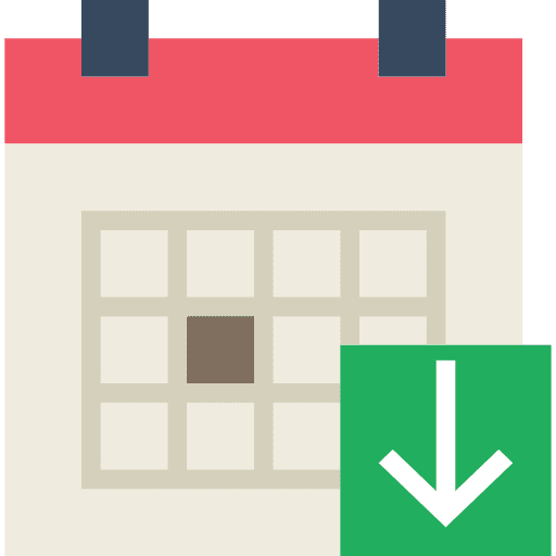 Calendar data picker interface schedule icon