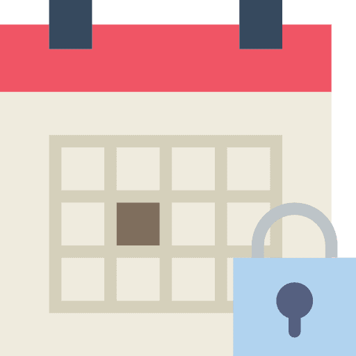 Calendar schedule date data picker icon