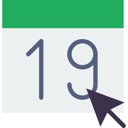 Calendar interface calendar time icon