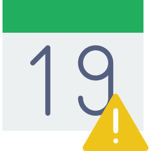 Calendar time administration organization icon