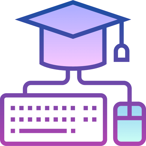 Elearning online learning education mouse icon