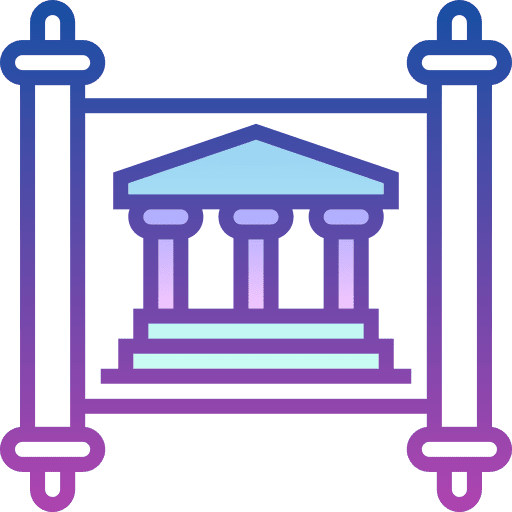 History scroll book study icon