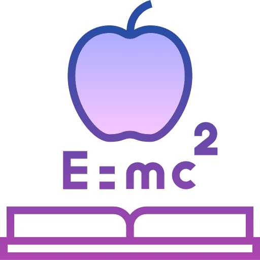Physics relativity formula presentation icon
