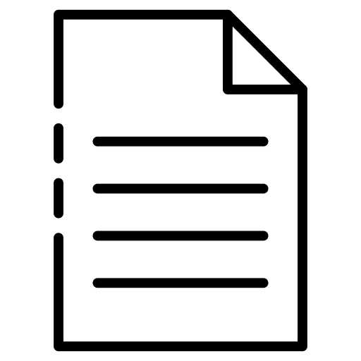 Document archive document page icon