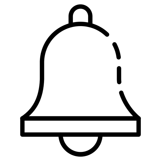 Notification bell alarm alert notification bell icon