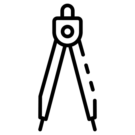 Compass draw compass calibrate icon