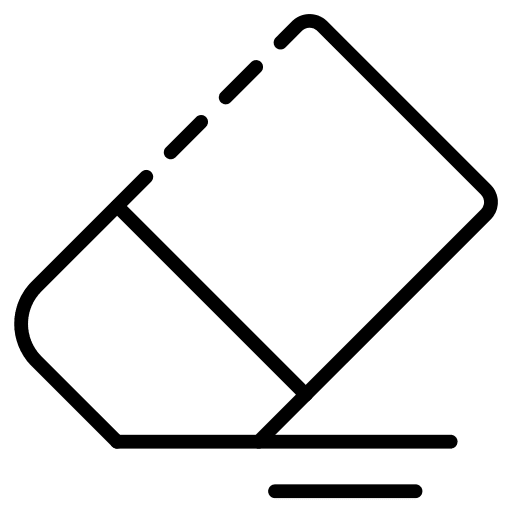 Eraser clean eraser remove icon