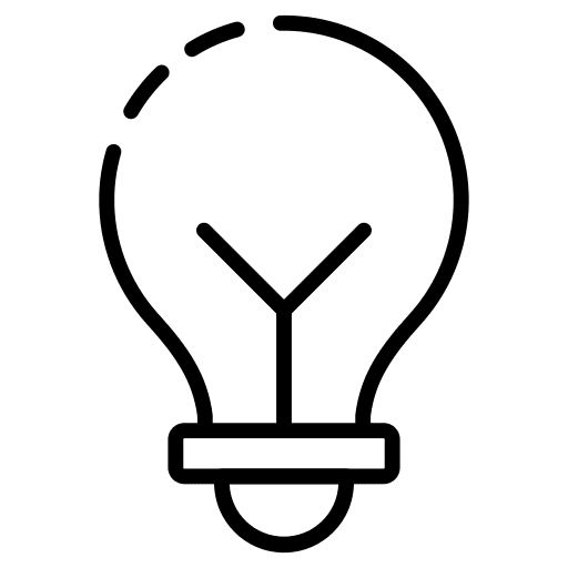 Light bulb light bulb illumination electronics icon