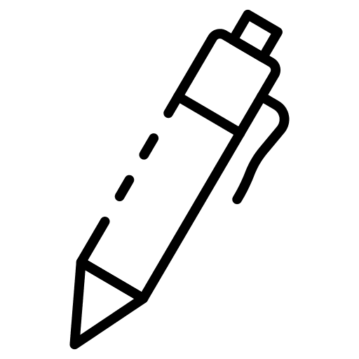Pen calligraphy draw write icon
