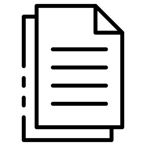 Archive document files and folders interface icon