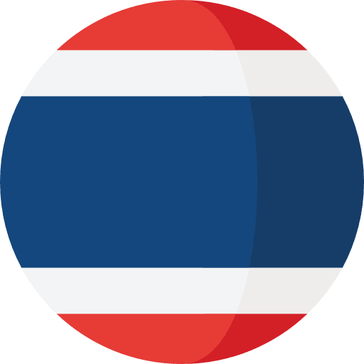 Thailand country nation flags icon