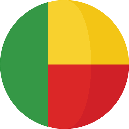 Benin country flags world icon