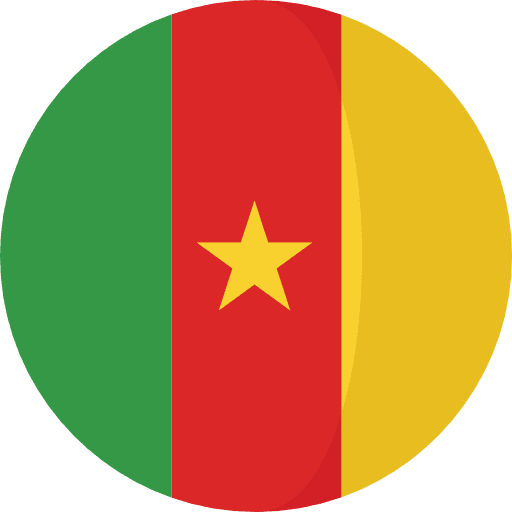 Cameroon nation flags world icon