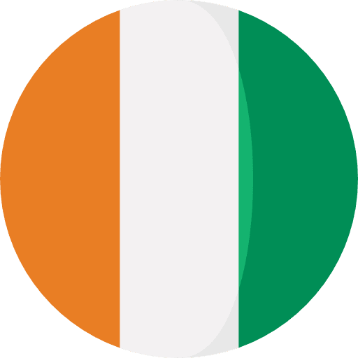 Ivory coast nation country geography icon