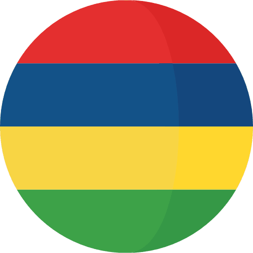 Mauritius country geography flags icon