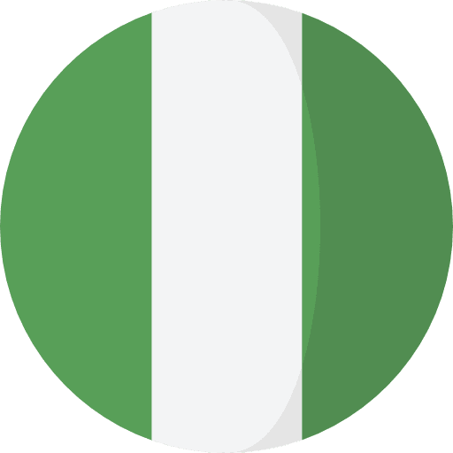 Nigeria flags nation world icon
