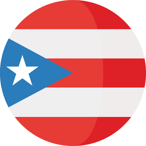 Puerto rico country geography flags icon