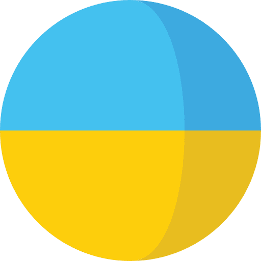 Ukraine flags country nation icon