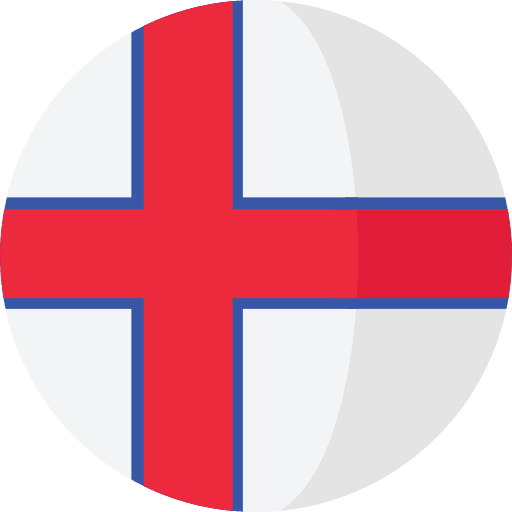 Faroe islands country flag faroe islands icon