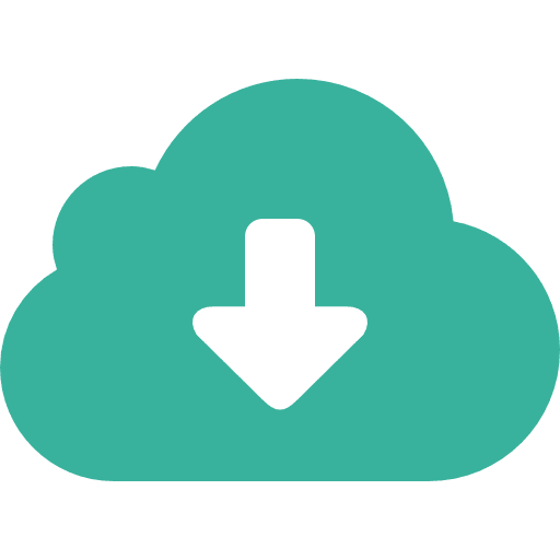 Cloud computing download multimedia cloud computing icon