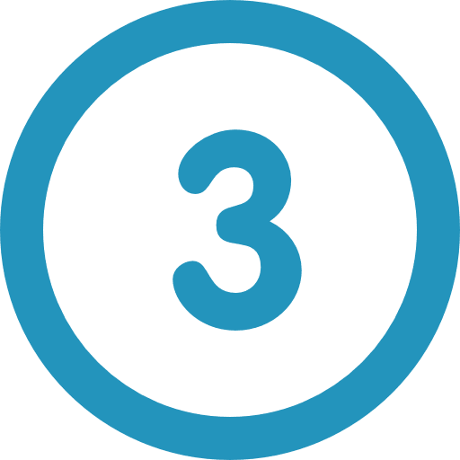 Number button numbers figures icon