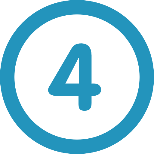 Number figures button number icon