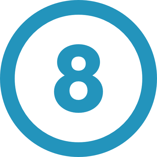 Number technology number figures icon